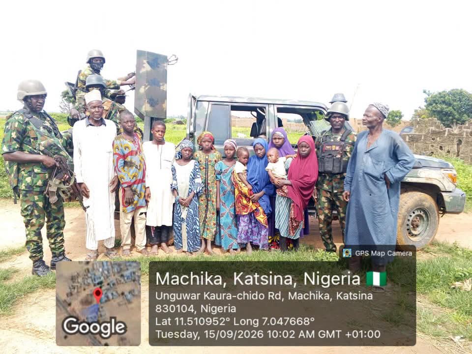 Troops rescue 31 kidnapped victims, neutralise two terrorists in Katsina, Kebbi