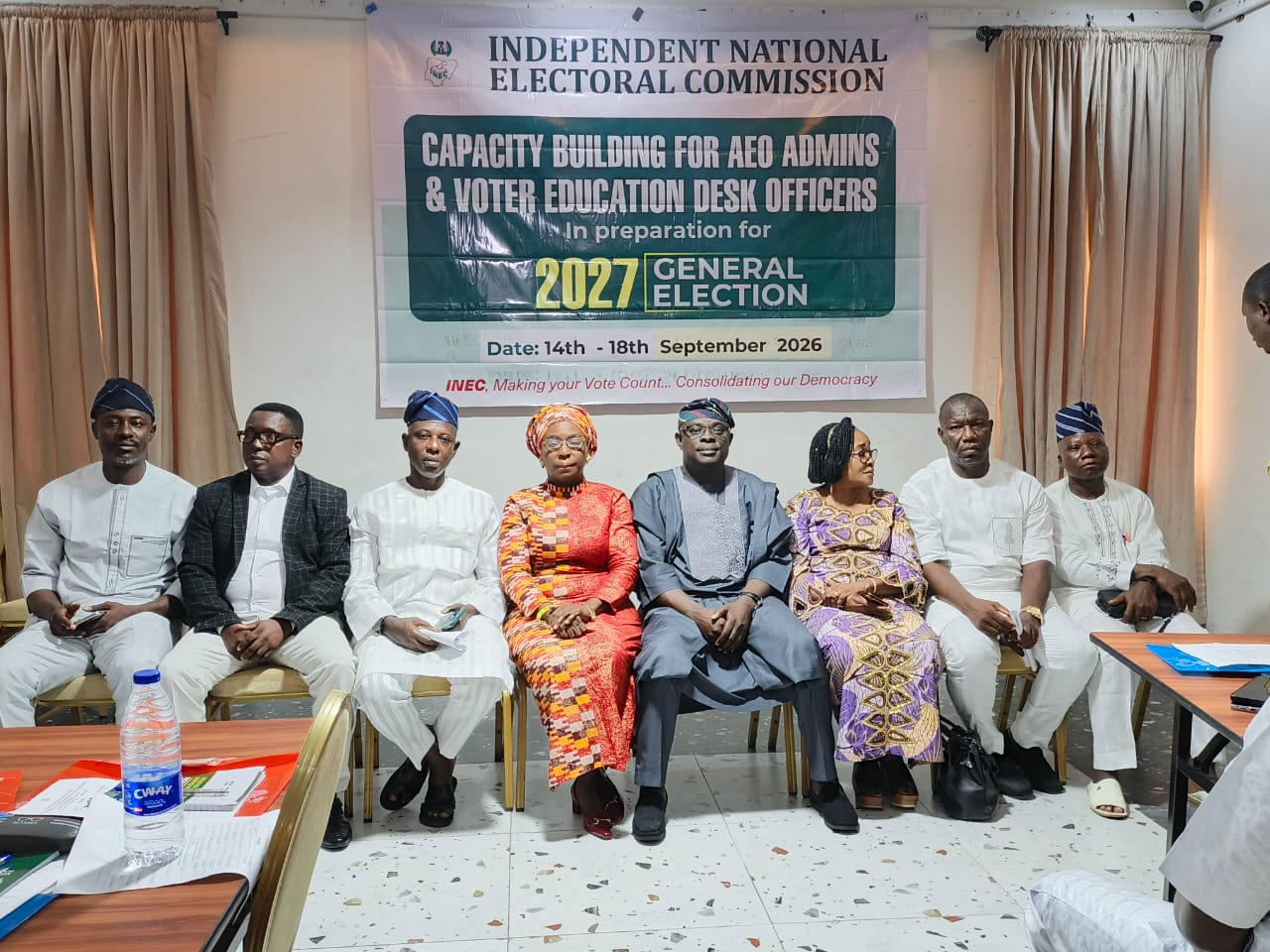 2027 Election: INEC Trains Voter Education Officers in South-West