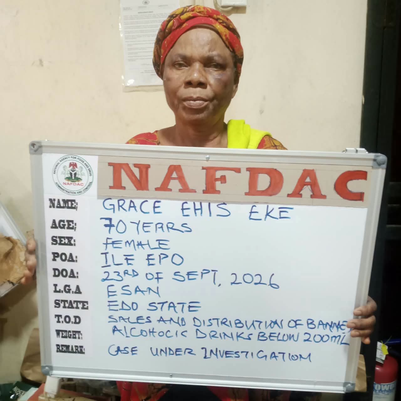 NAFDAC seizes N300m worth of banned alcoholic drinks in Lagos