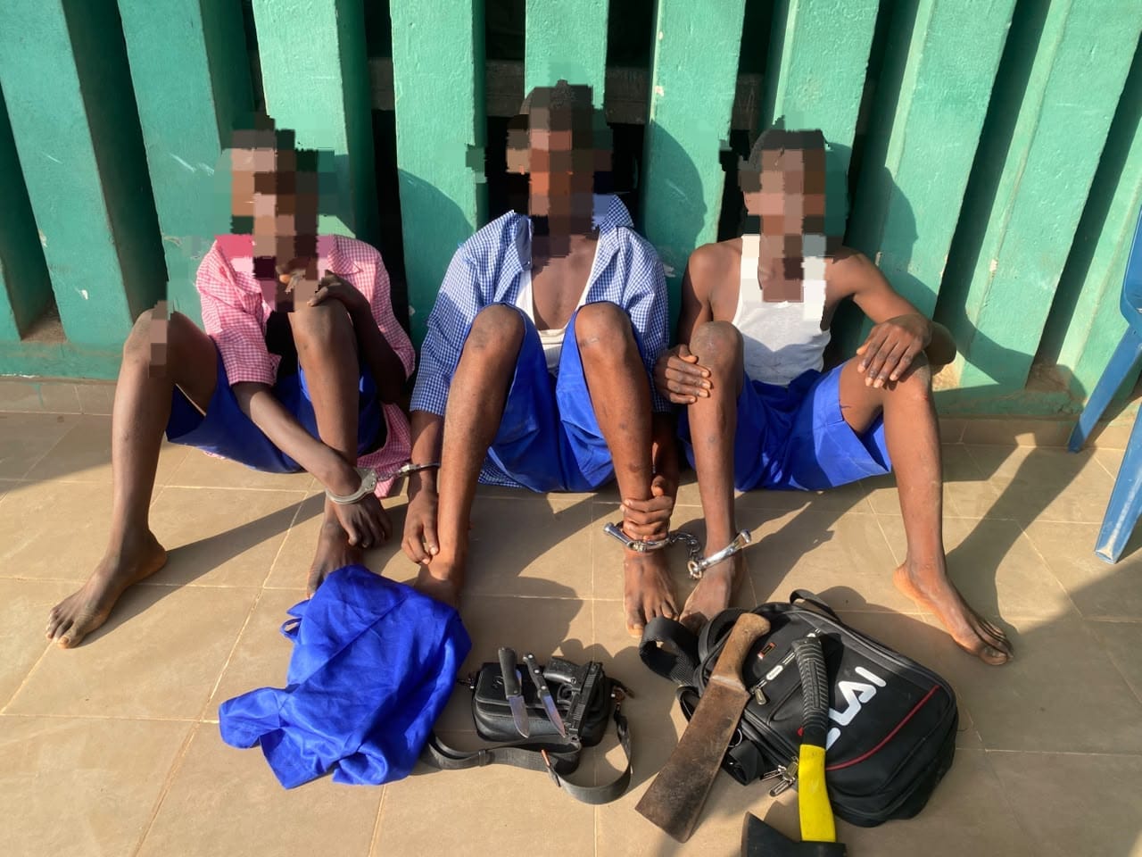 Ogun police foil suspected cult initiation, arrest three teenagers, recover weapons