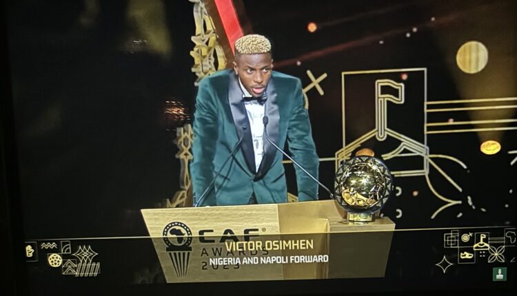 Breaking: Victor Osimhen wins Africa Player of the year