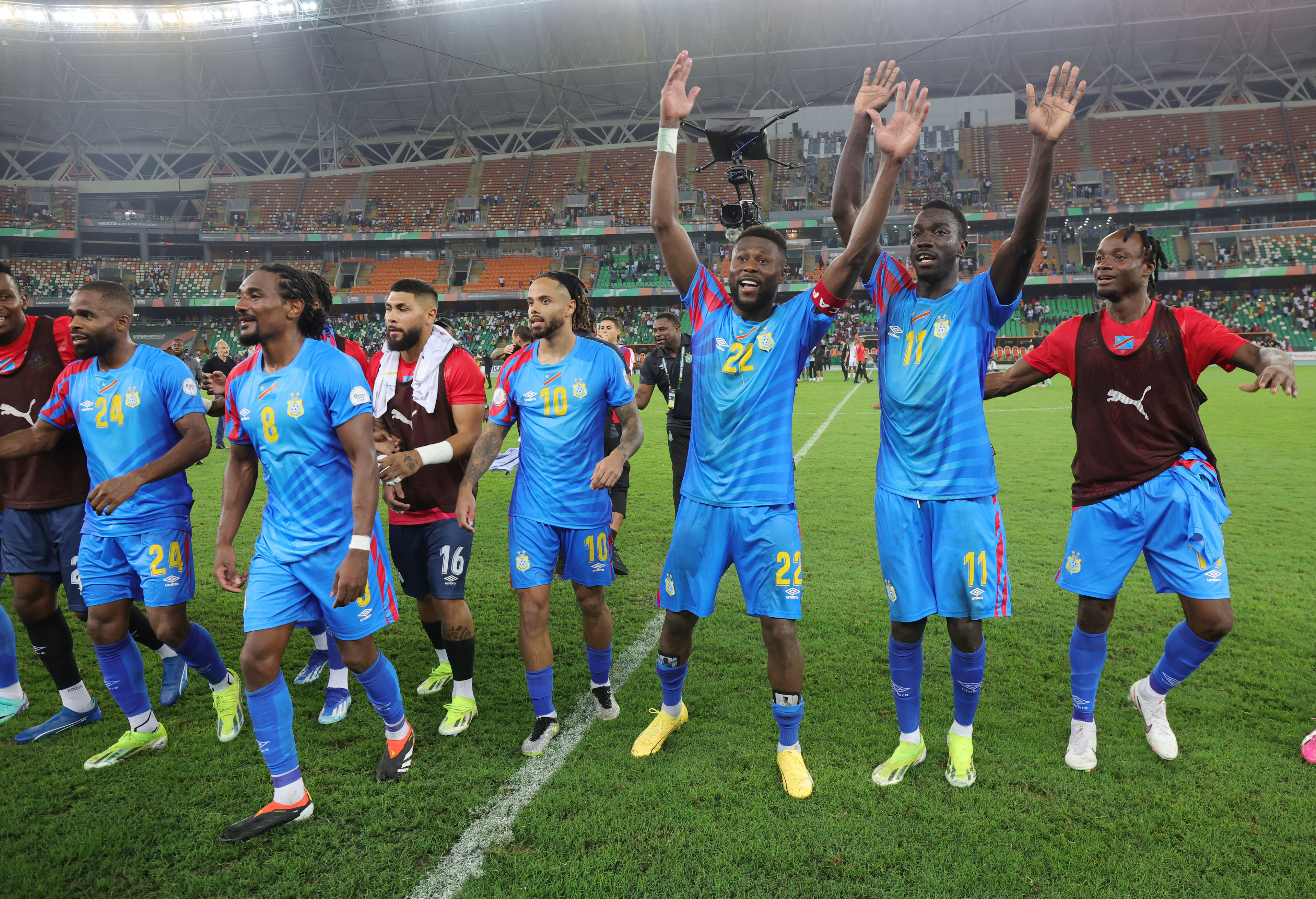 Just In: Dr Congo join Nigeria in semis, as Bayo's Guinea team suffers after lead