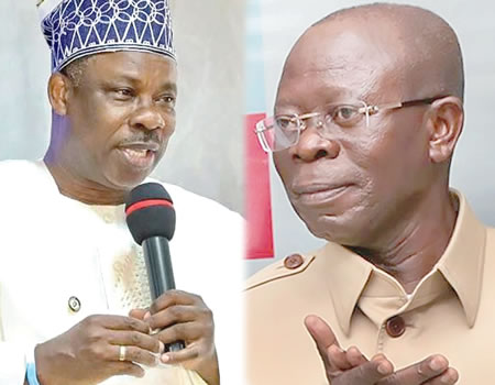 APC Chairmanship: Oshiomole posed the biggest, most destructive threat to APC - Amosun fires back