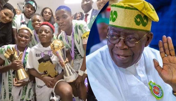 Just In: Tinubu, Governors' Forum splash over N160m, houses, OON on each Falcons players
