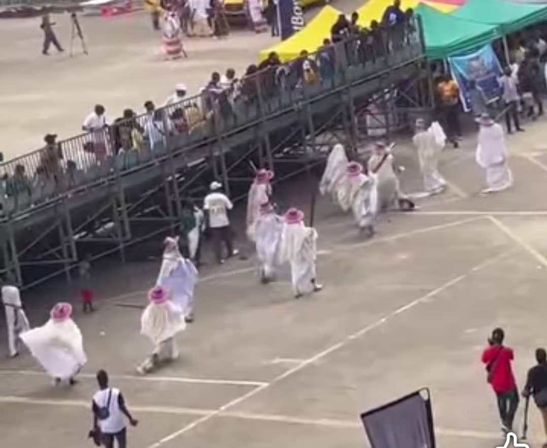 Outrage as eyo masquerades attack man during festival