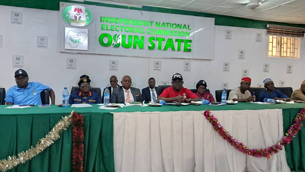 Osun 2026: INEC tasks political parties on peaceful, credible primaries