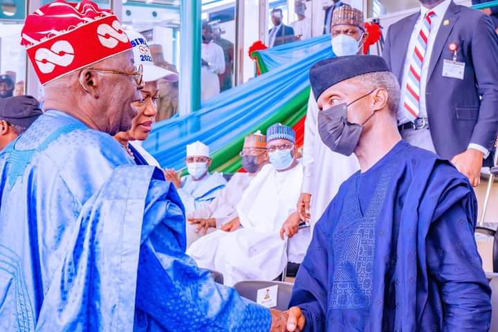 Your sterling contributions to our democracy, progress, stand you out - Osinbajo congratulates Tinubu after 24 hours