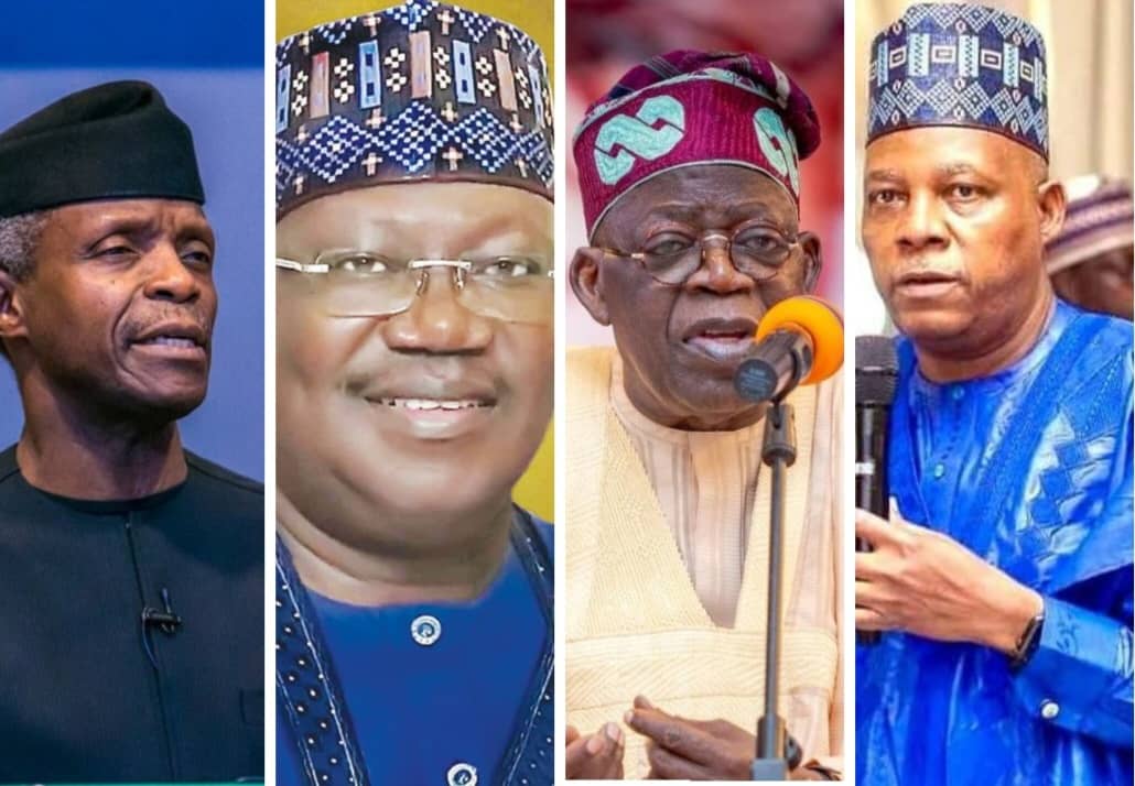 Ice cream, Tomatoes jibes: Shettima apologises to Osinbajo, Lawan