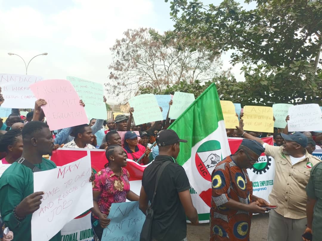 NLC, TUC, protest ban on sachet alcoholic drinks, demand suspension of NAFDAC DG